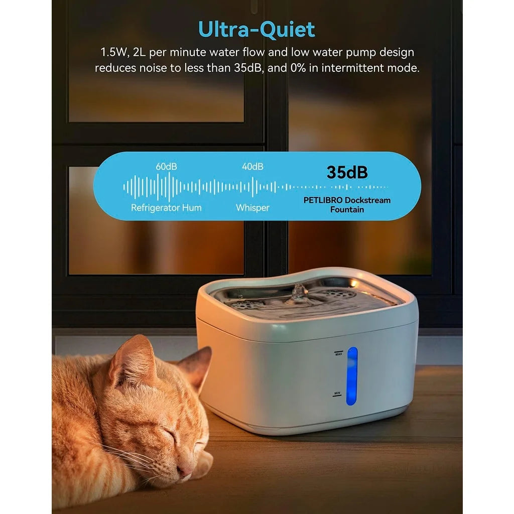 Cat Water Fountain with APP Wireless Connected 84oz