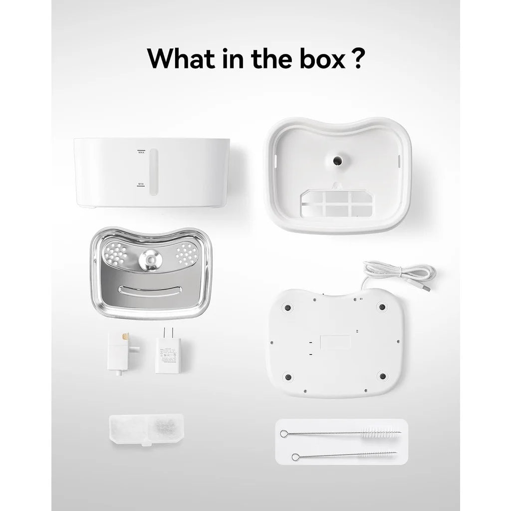 Cat Water Fountain with APP Wireless Connected 84oz